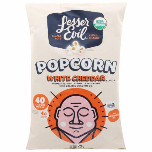 LesserEvil® White Cheddar Organic Popcorn