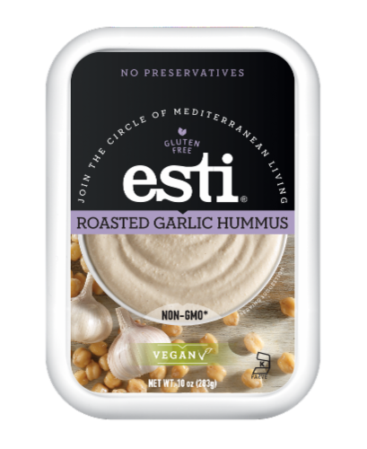 Esti® Roasted Garlic Hummus Perspective: front
