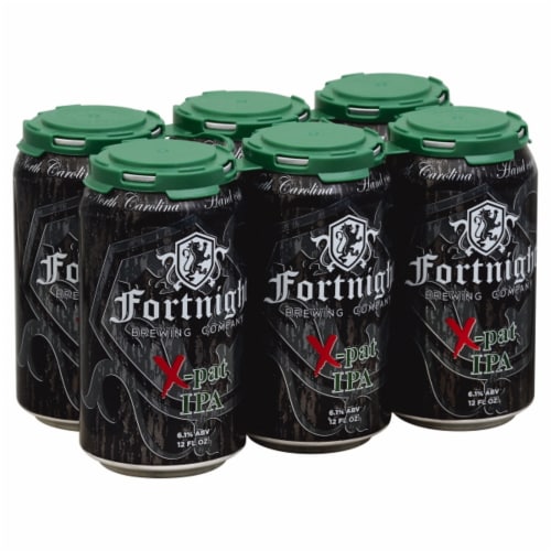 Fortnight Brewing Company X-Pat IPA Perspective: front
