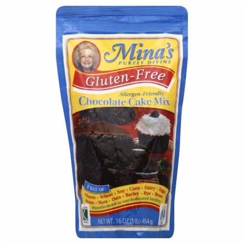 Mina's Gluten-Free Chocolate Cake Mix Perspective: front