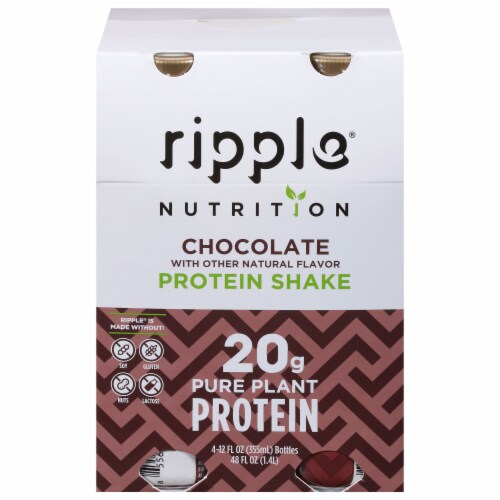 Ripple Vegan Protein Shakes - Chocolate - 4pk : Target