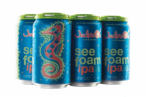 Jackie O's Pub & Brewery Seasonal Beer Perspective: front