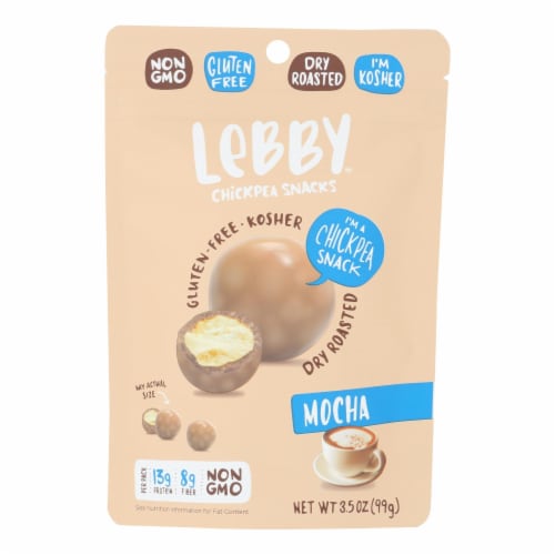 Lebby® Mocha Chickpea Snacks Perspective: front