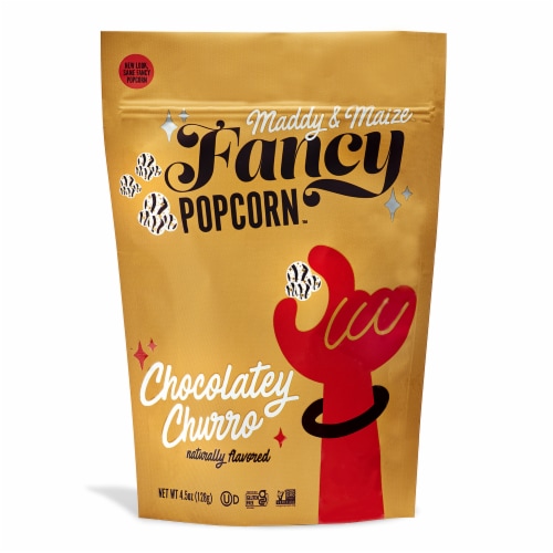 Maddy & Maize™ Chocolately Churro Fancy Popcorn Perspective: front