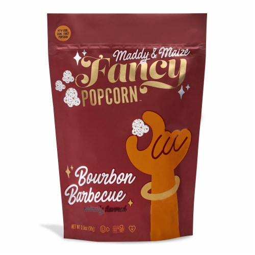 Maddy & Maize™ Fancy Popcorn™ Bourbon Barbecue Popcorn Perspective: front
