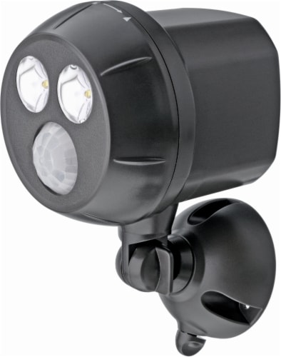 Mr. Beams® UltraBright LED Wireless Motion Sensor Spotlight - Dark Brown Perspective: front