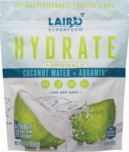 Laird Superfood Hydrate Drink Mix Original Perspective: front