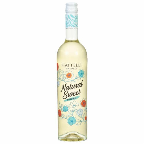 Piattelli Vineyards Natural Sweet White Wine Perspective: front