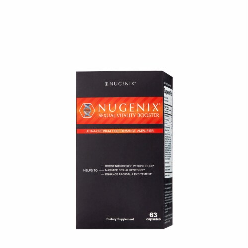 Nugenix® Sexual Vitality Booster Supplement Capsules Perspective: front