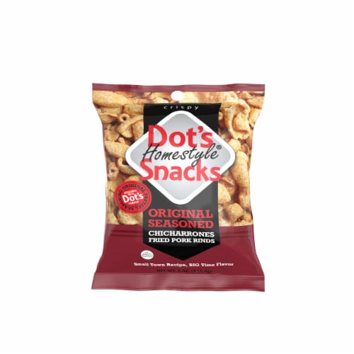 Dot's® Homestyle Chicharrones Fried Pork Rinds Perspective: front