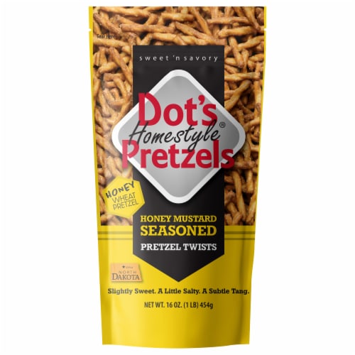 Dot's Homestyle Pretzels® Honey Mustard Pretzel Twists Perspective: front