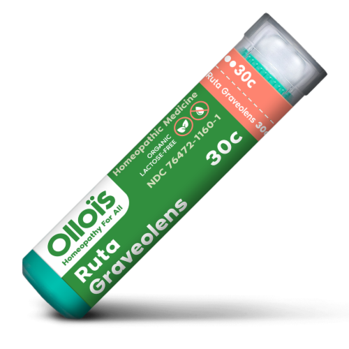 Ollois Ruta Graveolens 30c Organic Homeopathic Medicine Pellets Perspective: front