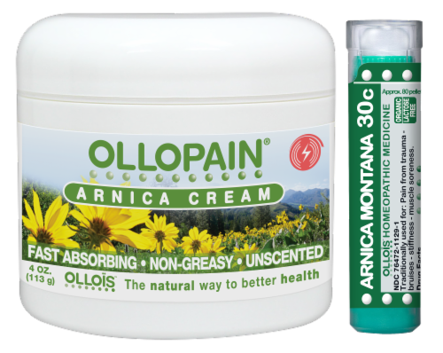 Ollois Pain Arnica 4oz Cream Perspective: front