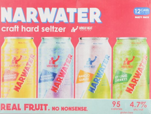 Monday Night Brewing Seltzer Hard Seltzer Variety Pack Perspective: front