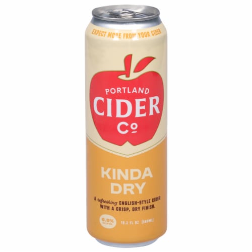Portland Cider Kinda Dry Single Can Perspective: front