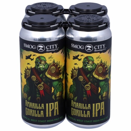 Smog City Brewing Co. Amarilla Gorilla India Pale Ale Perspective: front