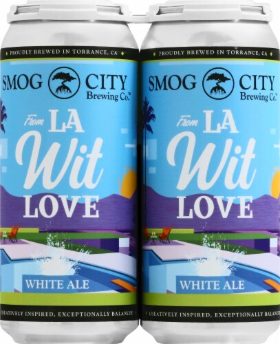 Smog City Brewing Co. From LA Wit Love White Ale Perspective: front
