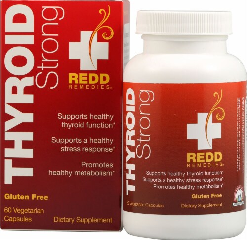 Redd Remedies  Thyroid Strong Perspective: front