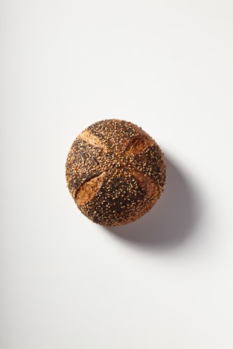 Sixteen Bricks Eleven Grain Boule Bread Perspective: front