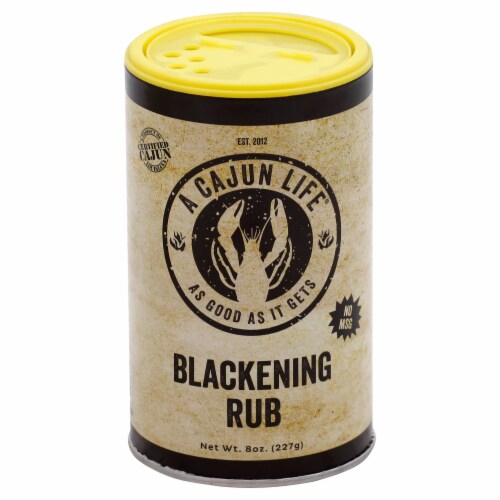 A Cajun Life® Blackening Rub Perspective: front