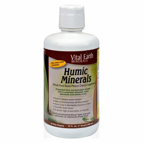 Vital Earth Minerals Humic Minerals 32 fl oz Perspective: front