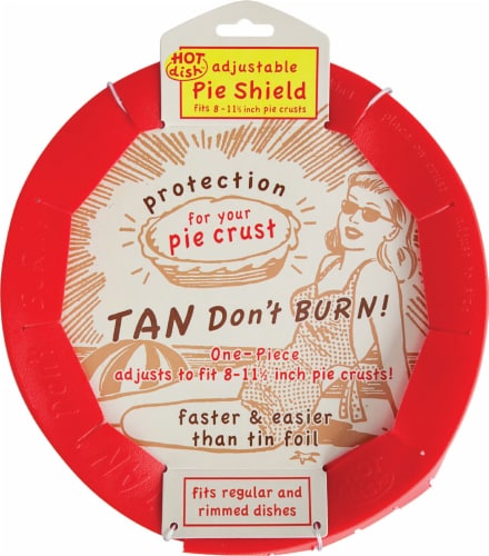 Talisman Designs Silicone Adjustable Pie Shield Perspective: front