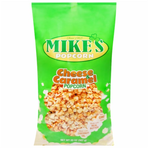 Mike's Cheese & Caramel Popcorn Perspective: front