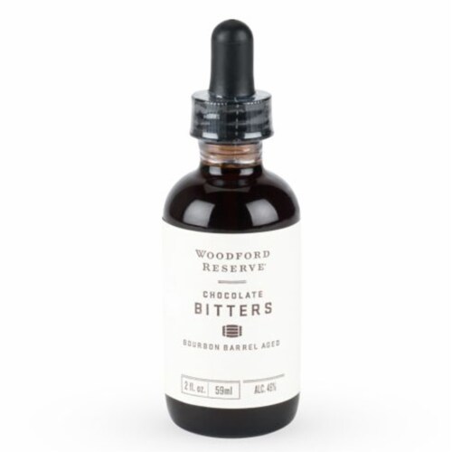 Woodford Reserve Barrel Aged Chocolate Bitters Perspective: front