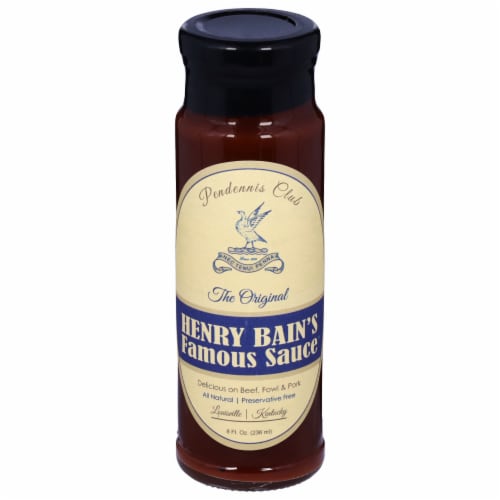 Pendennis Club Original Henry Bain’s Famous Sauce Perspective: front