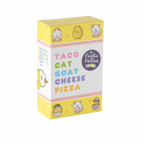 Dolphin Hat Games Taco Cat Goat Cheese Pizza Easter Edition Perspective: front