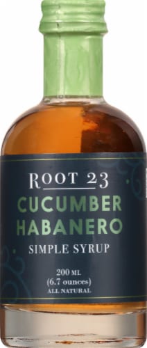 ROOT 23 Cucumber Habanero Simple Syrup Perspective: front