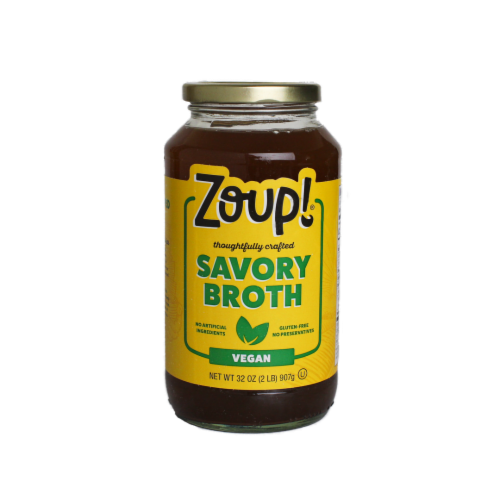 Zoup Good Really Good Gluten Free Savory Vegan Veggie Broth Perspective: front
