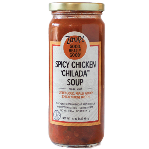 Zoup Spicy Chicken 'Chilada Soup Perspective: front