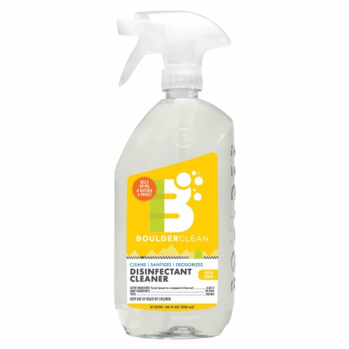 Boulder Clean Lemon Scent Disinfectant Cleaner Perspective: front