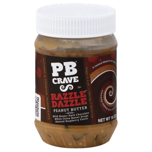 PB Crave Razzle Dazzle Peanut Butter Perspective: front