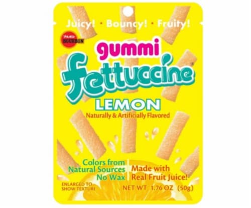Bourbon's Fettuccine Lemon Flavored Gummi Perspective: front