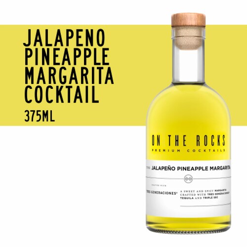 On the Rocks Tres Generaciones Jalapeño Pineapple Margarita Perspective: front