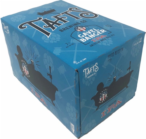 Taft's Brewing Co. Gavel Banger IPA Perspective: front