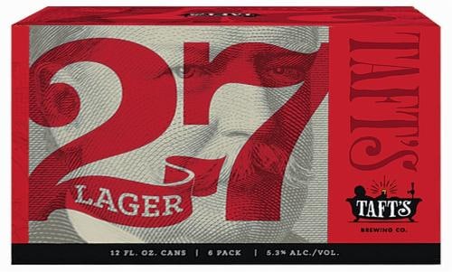 Taft's 27 Lager Perspective: front