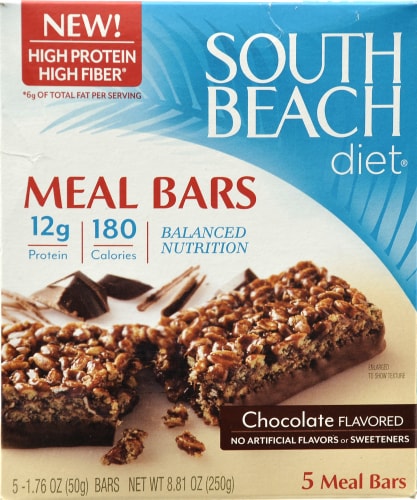 South Beach Diet Chocolate Chunk Meal Bars, 5 Count - Kroger