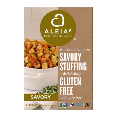 Aleia's® Gluten Free Savory Stuffing Mix Perspective: front
