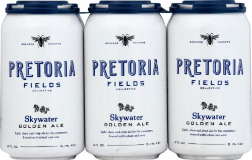 Pretoria Fields Collective Skywater Golden Ale Perspective: front