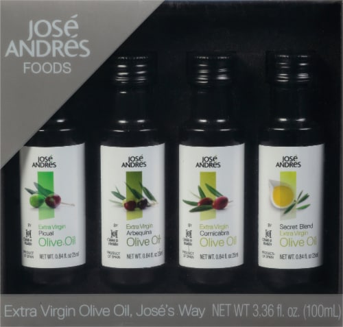 Jose Andres Jose's Way Mini Extra Virgin Olive Oil Kit Perspective: front