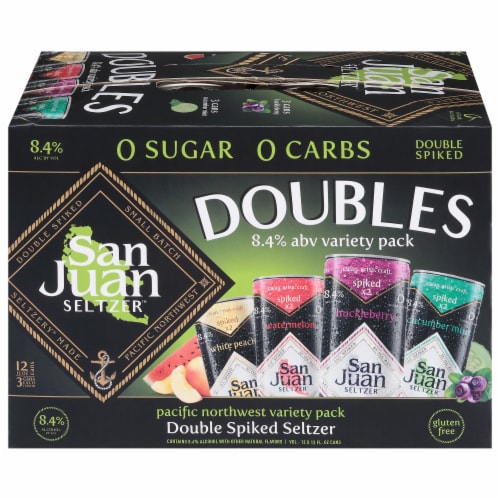 San Juan Seltzer Double Spiked Variety Pack Perspective: front