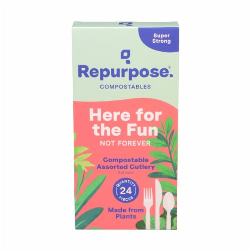 Repurpose Compostable Assorted Utensils Perspective: front
