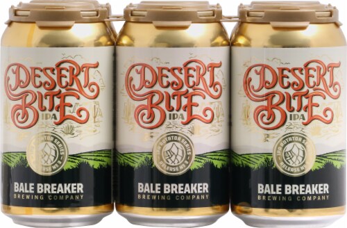 Bale Breaker Brewing Co. Desert Bite IPA Beer Perspective: front