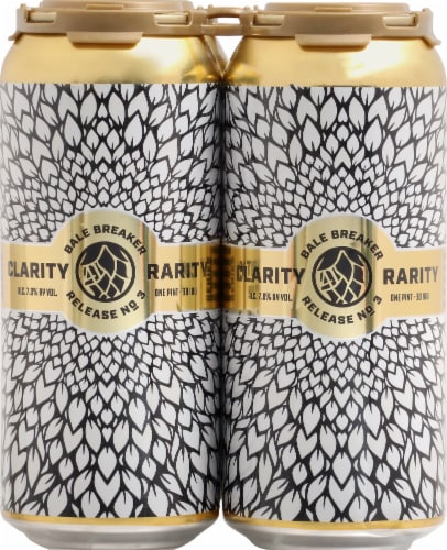 Bale Breaker Brewing Co. Clarity Rarity Hazy IPA Perspective: front