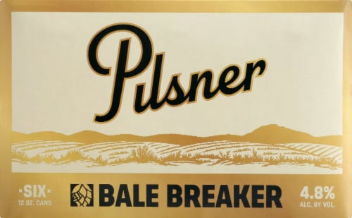 Bale Breaker Brewing Co. Pilsner Perspective: front