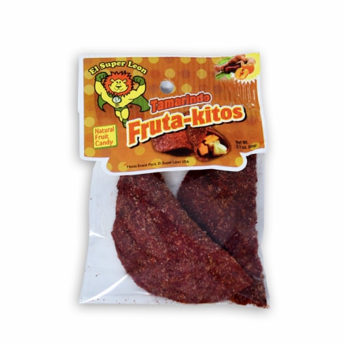 El Super Leon Fruta-kitos Tamarindo Natural Fruit Candy Perspective: front