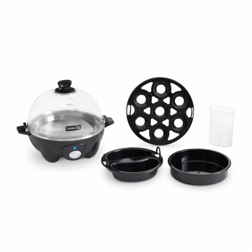 Dash 7-Egg Everyday Egg Cooker, Black